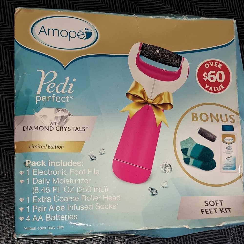 Amope Pedi Perfect Foot Care Kit - Pink and Blue